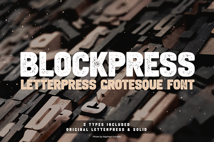 BlockPress Grotesque Font, Fonts | GraphicRiver
