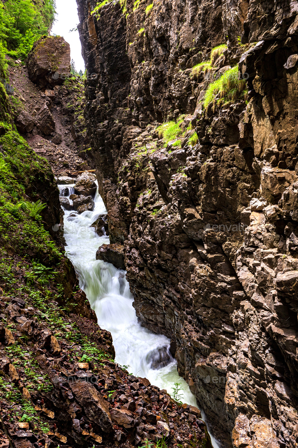 narrow gorge - Stock Photo - Images