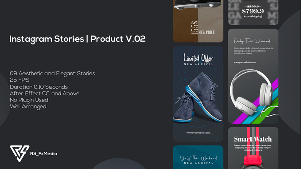 Instagram Stories | Product Promo V.02 | Suite 29