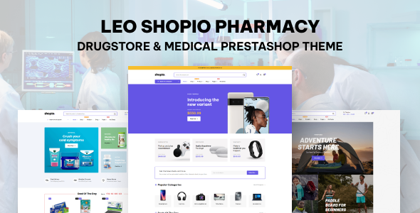 Leo Shopio Pharmacy - Drugstore & Medial Preatashop Theme