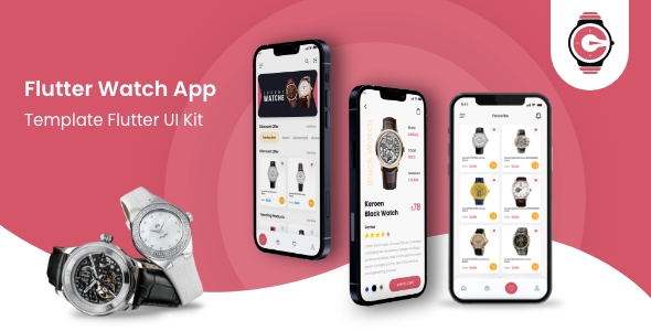 Flutter Watch Shopping App UI KIT