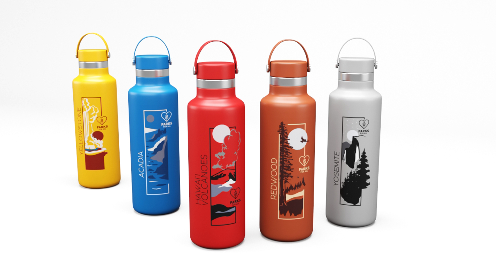 Hydro Flask 21oz Standard Mouth National Park Foundation Water