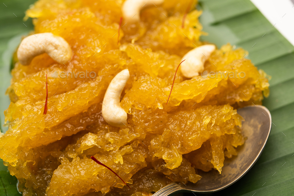 Kashi halwa or kasi halva, a traditional dessert of Karnataka made ...