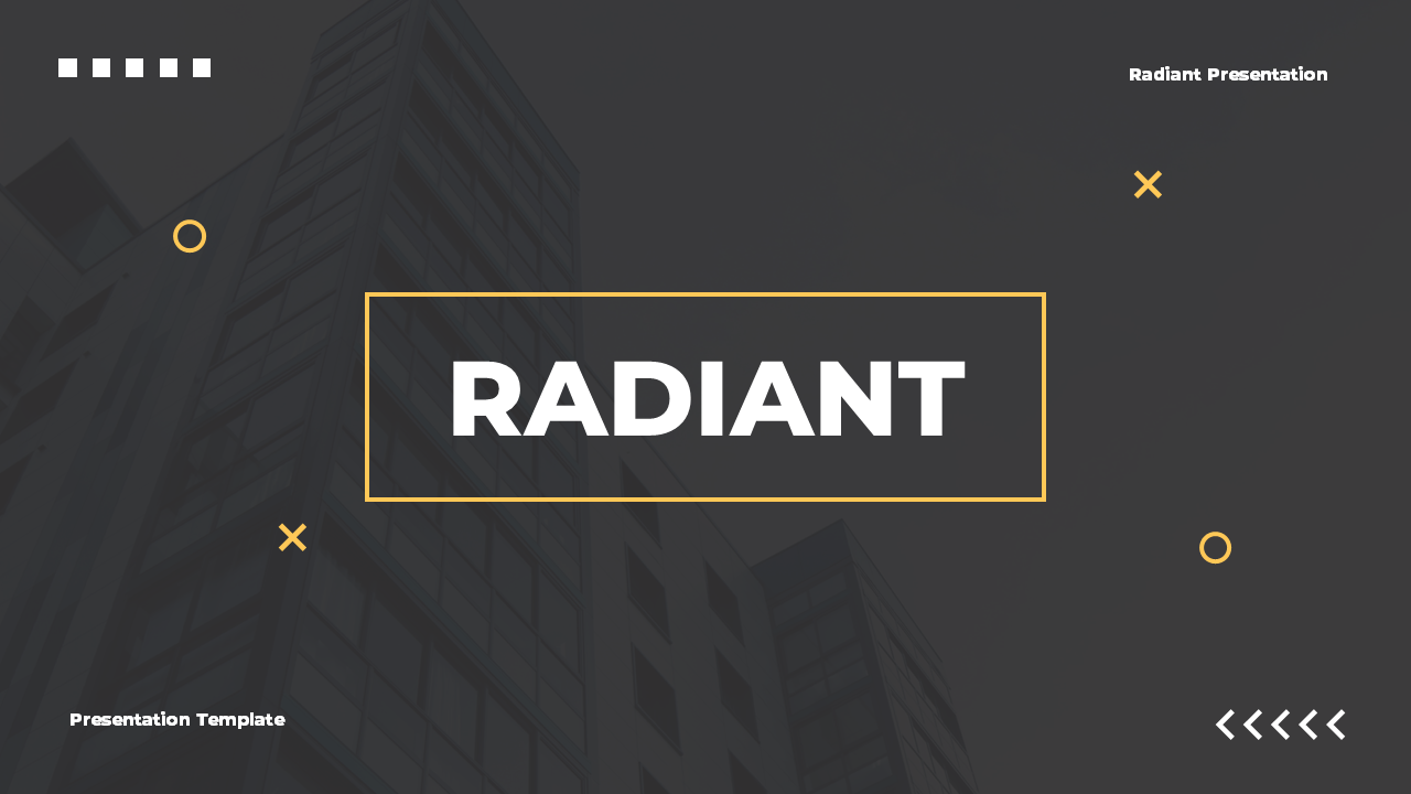 Radiant - Multipurpose PowerPoint Template, Presentation Templates