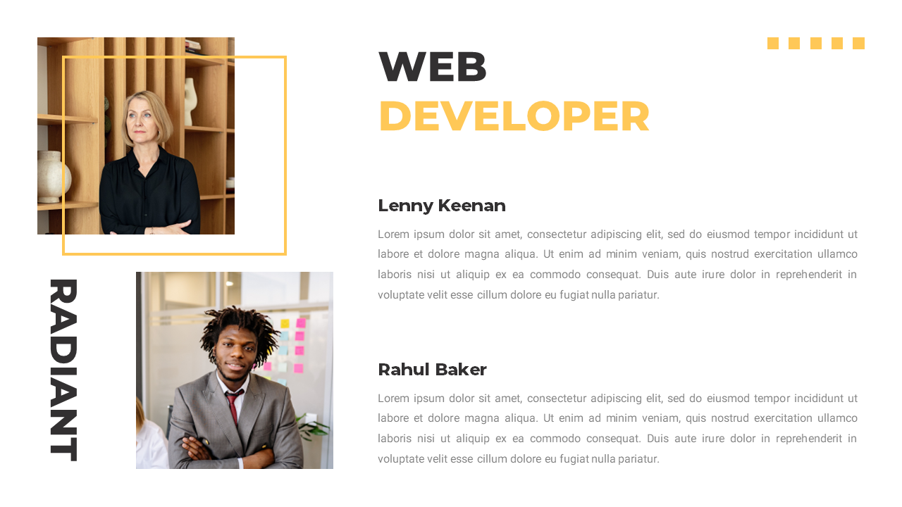 Radiant - Multipurpose PowerPoint Template, Presentation Templates