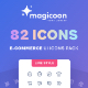 magicoon - E-Commerce UI Icons Pack Line Style