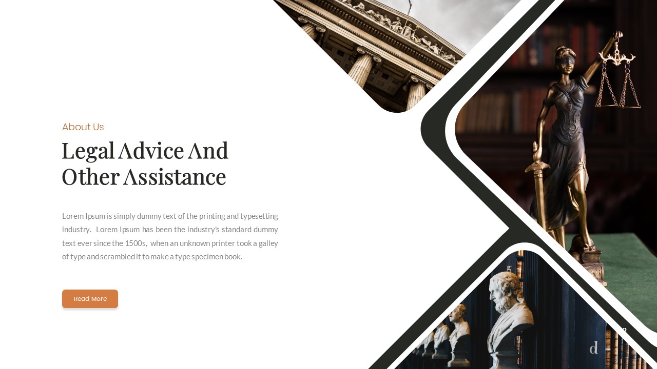 Gideon – Law Consultant PowerPoint Template, Presentation Templates