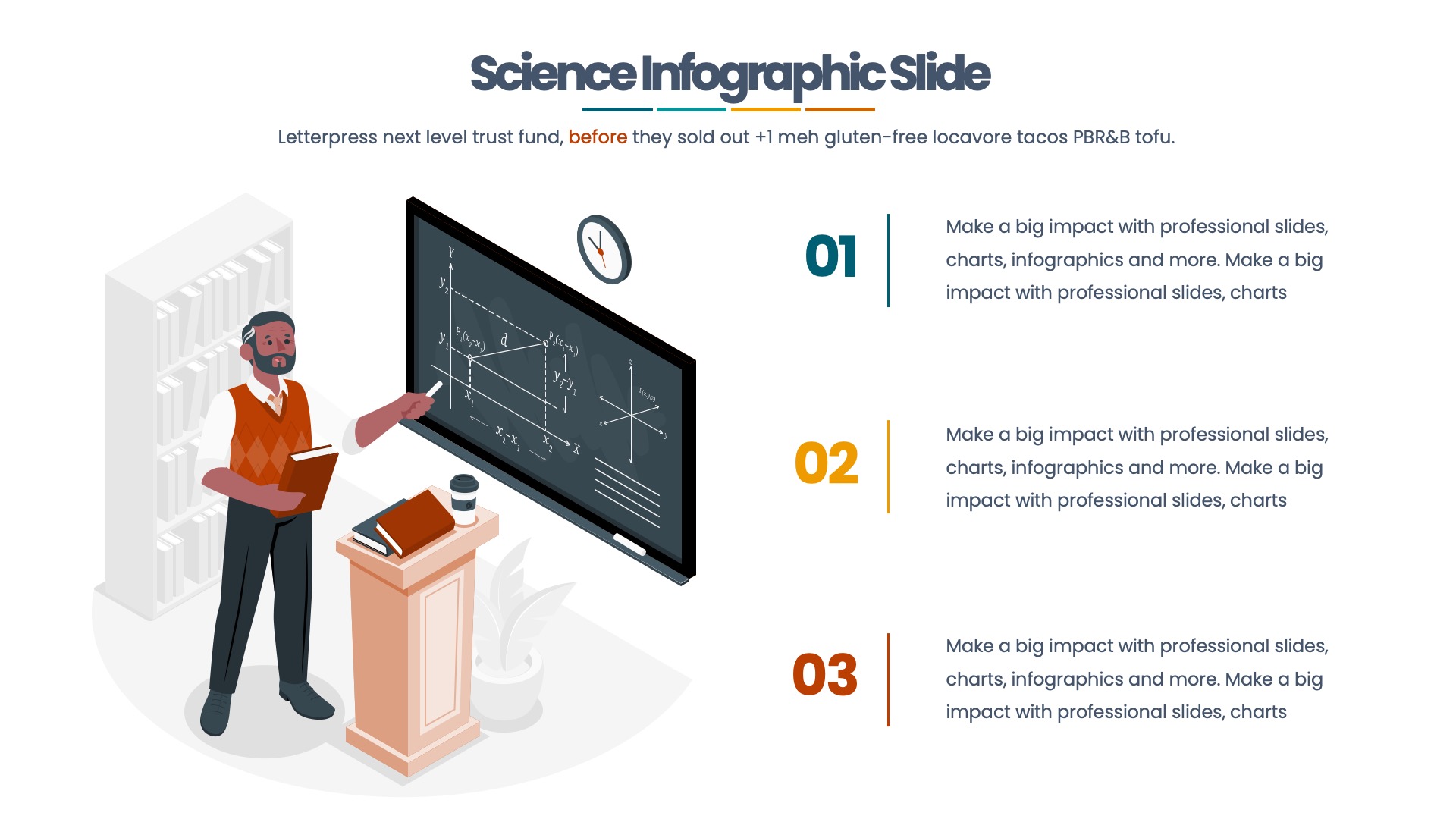 Science PowerPoint Infographics Slides, Presentation Templates