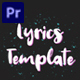 Lyrics Template - VideoHive Item for Sale