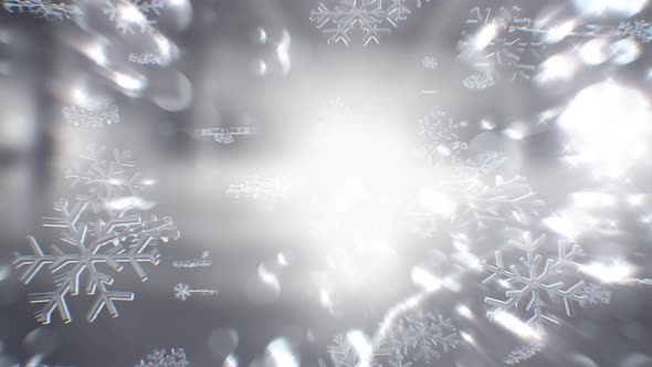 Clean Glint Christmas Background 4K