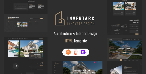 Inventarc – Architecture & Interior Design HTML Template