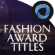 Fashion Award Ceremony Titles  l  Luxury Award Show - VideoHive Item for Sale