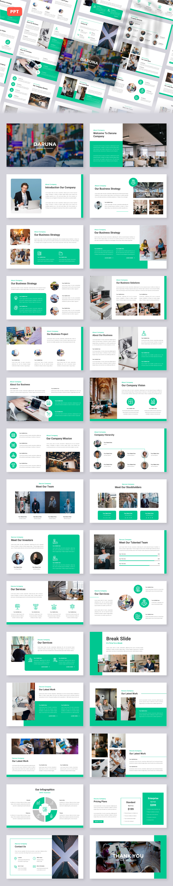 Daruna – Company Profile PowerPoint Template