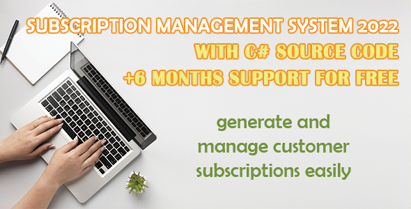 Subscription management system | C# Desktop source code