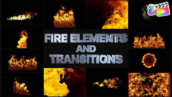 VFX Fire Elements And Transitions for FCPX