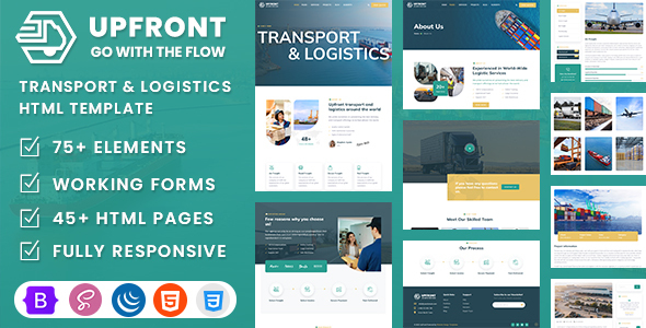 Upfront – Transport and Logistics HTML Template