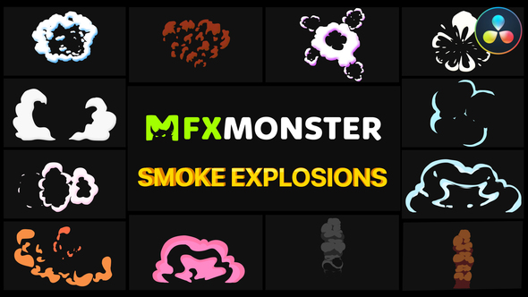 Smoke Explosions Pack | DaVinci Resolve