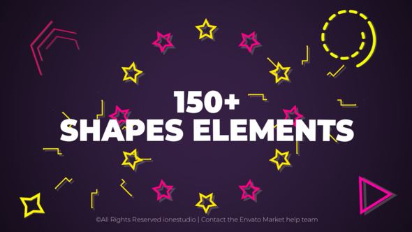 150+ Shape Elements for Premiere Pro
