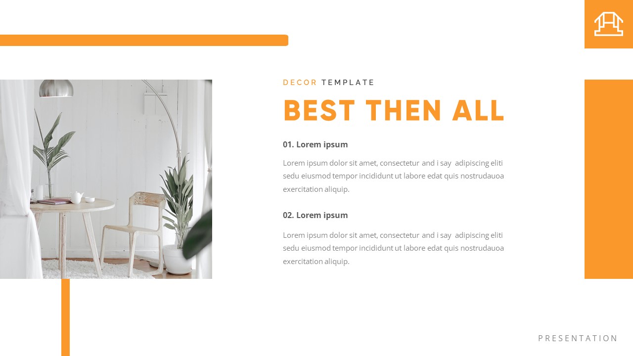 Decorez - Architecture and Interior Design Google Slides Template ...