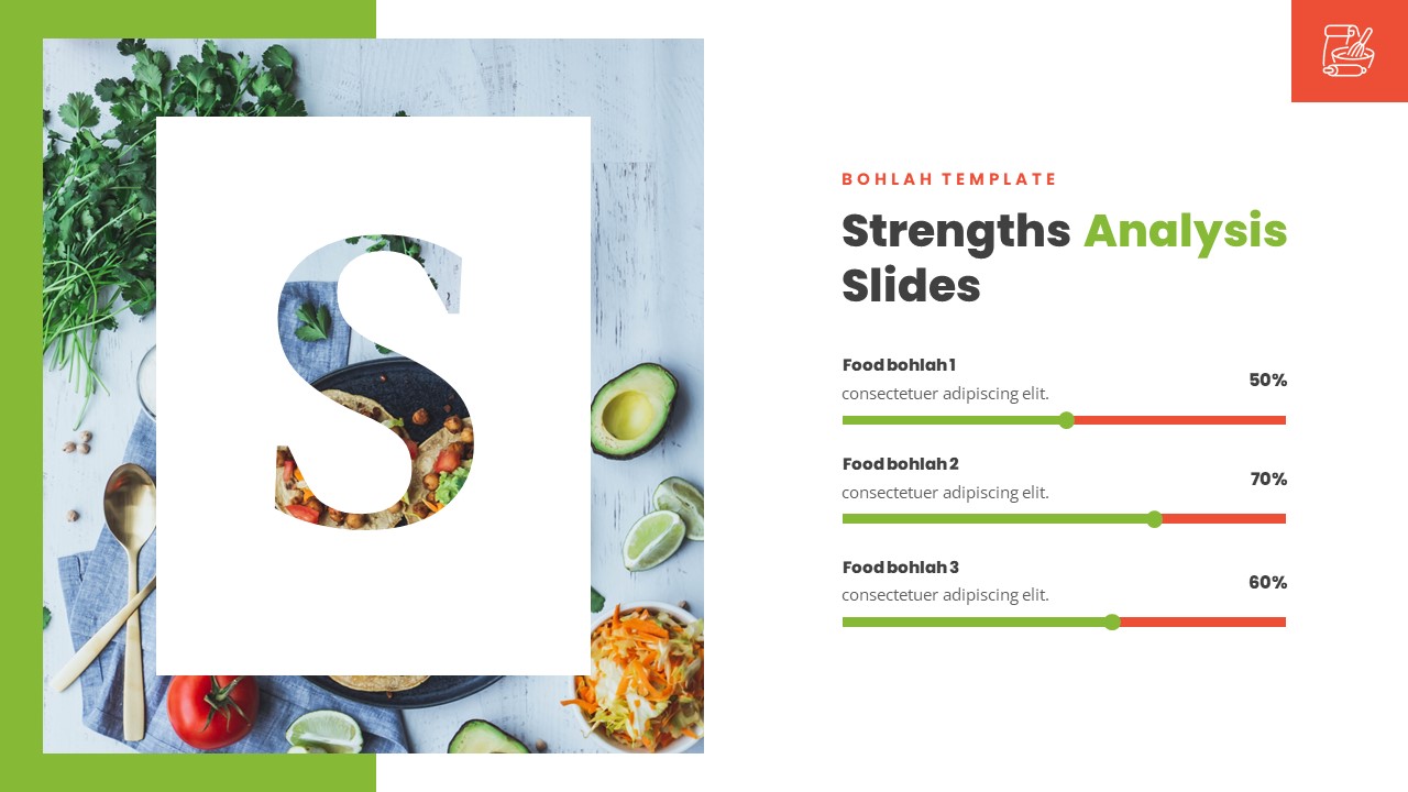 Bohlah - Food & Culinary Google Slides Template, Presentation Templates