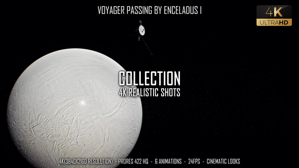 Voyager Passing By Enceladus I