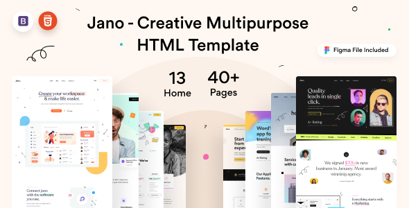 Jano – Creative Multipurpose Bootstrap 5 Template