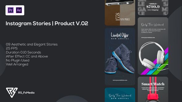 Instagram Stories | Product Promo V.02 | Suite 29 | MOGRT