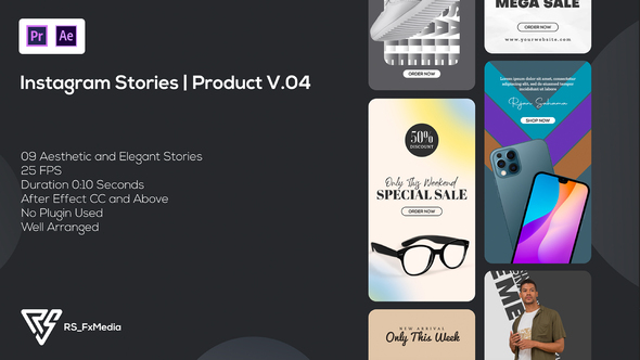 Instagram Stories | Product Promo V.04 | Suite 31 | MOGRT