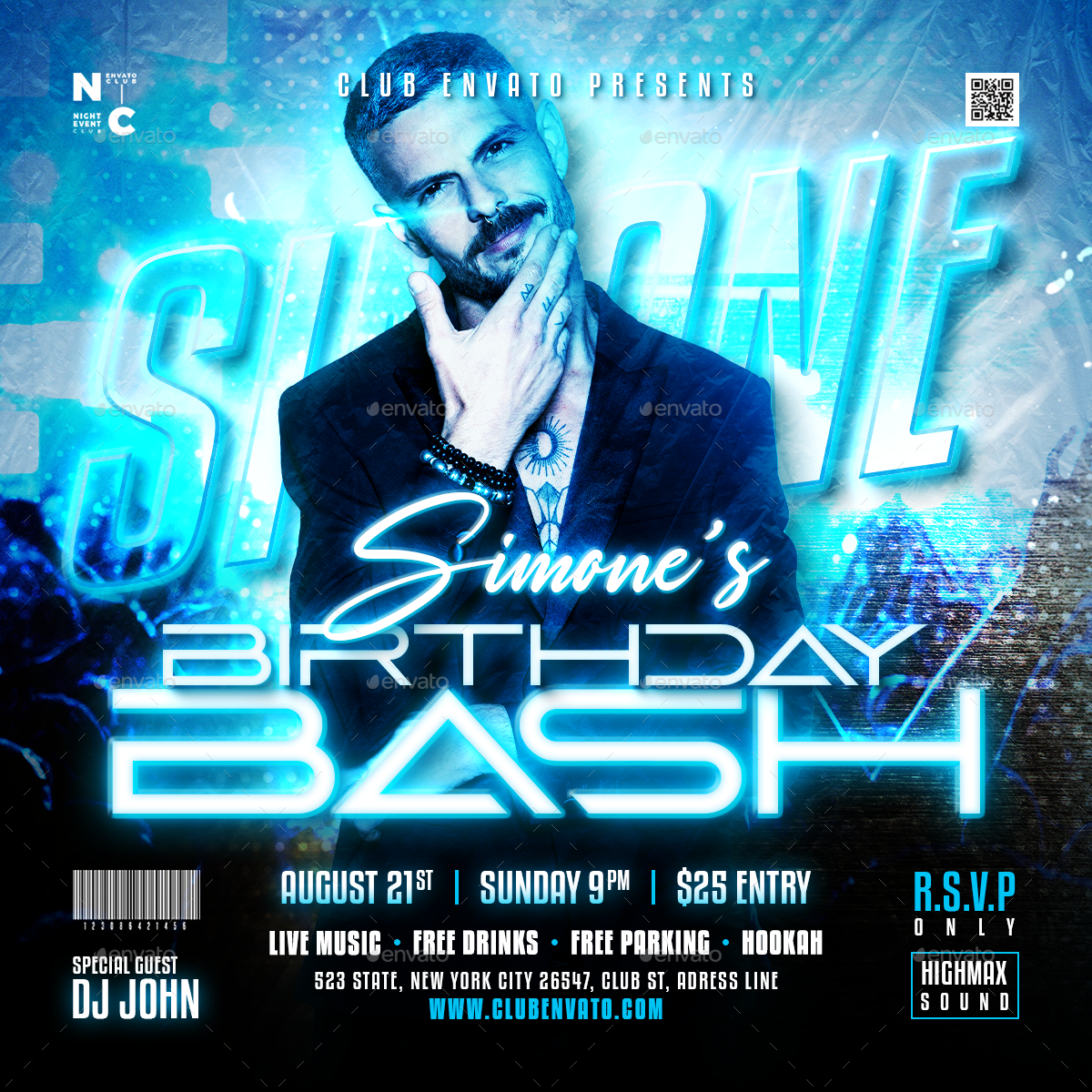 Birthday Party Flyer, Print Templates | GraphicRiver