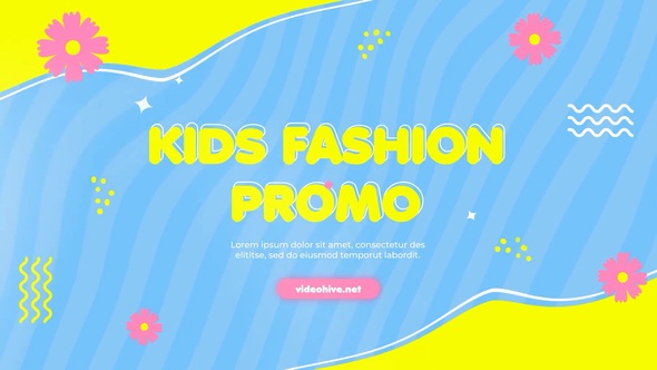 Minimal Kids Fashion Promo