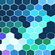 Animated hexagonal background