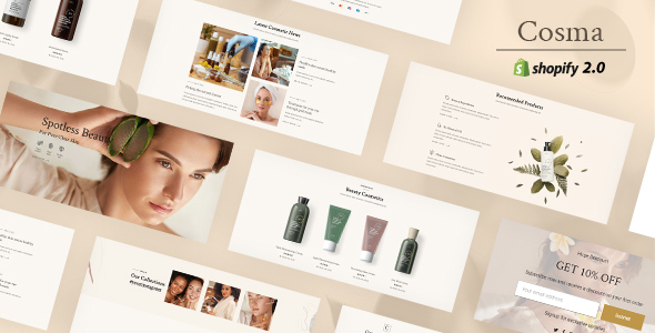 Cosma – Beauty and Cosmetics Shopify Theme