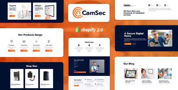 Camsec – Automation, CCTV Camera Shopify Store