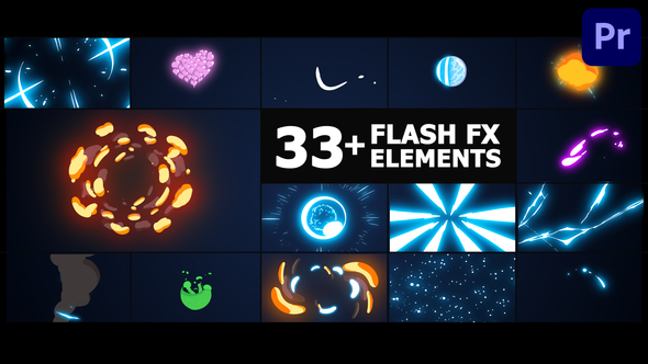 Flash FX Elements | Premiere Pro MOGRT