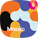 Round Mosaic Seamless Patterns 