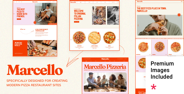 Marcello – Pizza Restaurant Theme