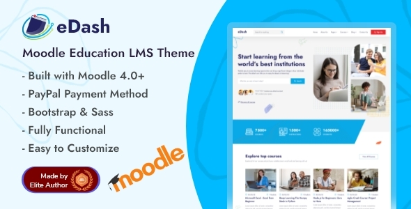 eDash | Moodle Education LMS Theme