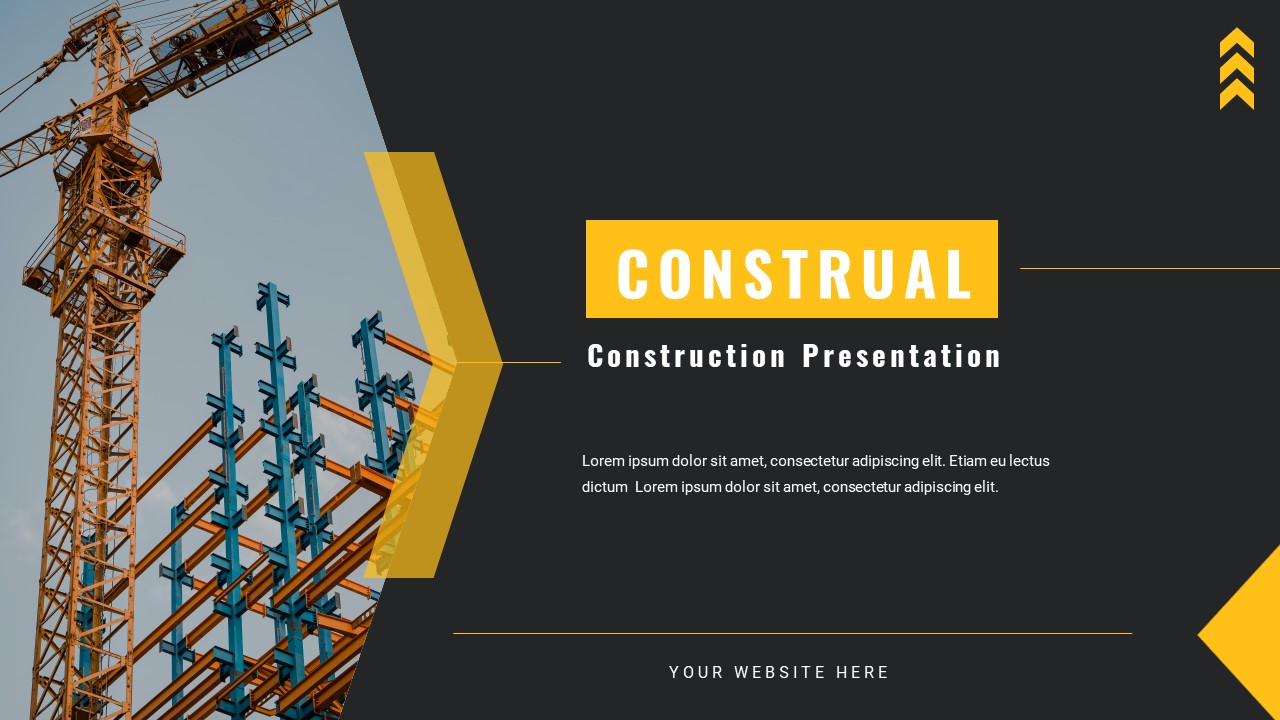 Construal - Construction Powerpoint, Presentation Templates | GraphicRiver