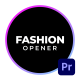Fashion Opener For Premiere Pro - VideoHive Item for Sale