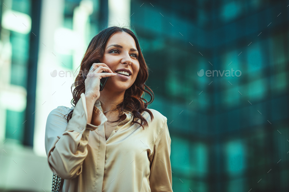 Arranging Her Workday - Stock Photo - Images