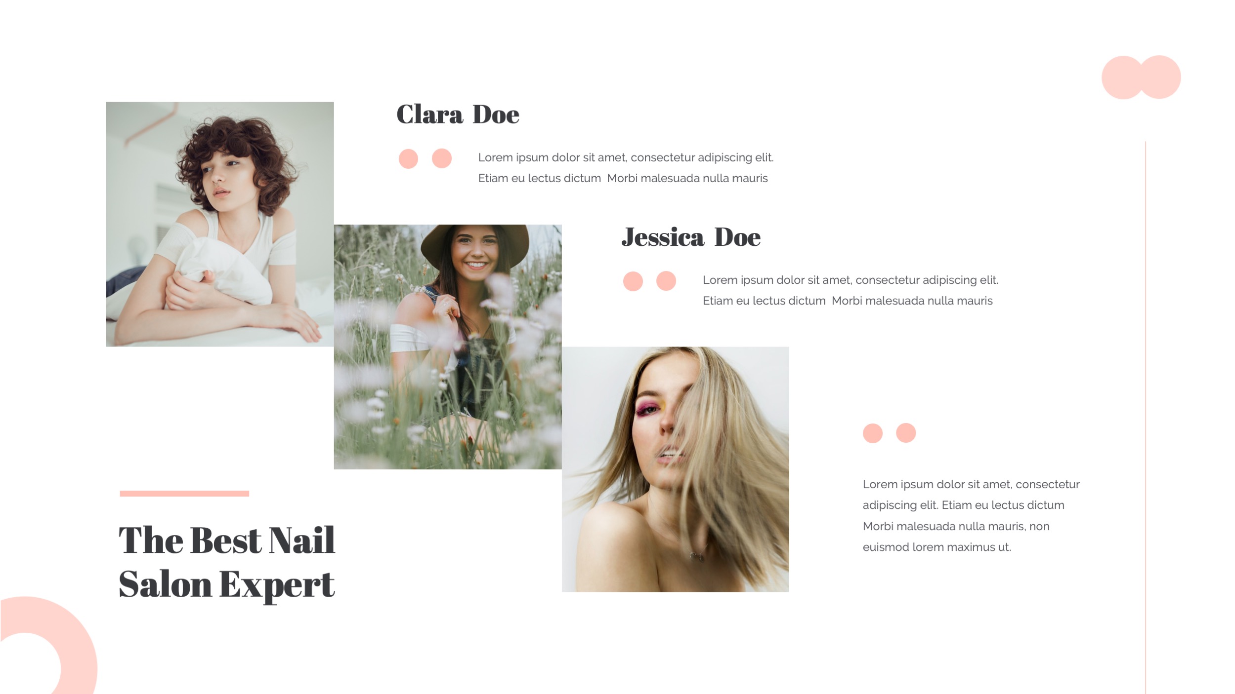 Naila Nail Salon Google Slides Template, Presentation Templates ...