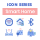 70 Smart Home Icons | Indigo Series