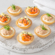 Seafood canapes - PhotoDune Item for Sale
