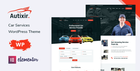 Autixir – Car Repair Service WordPress Theme