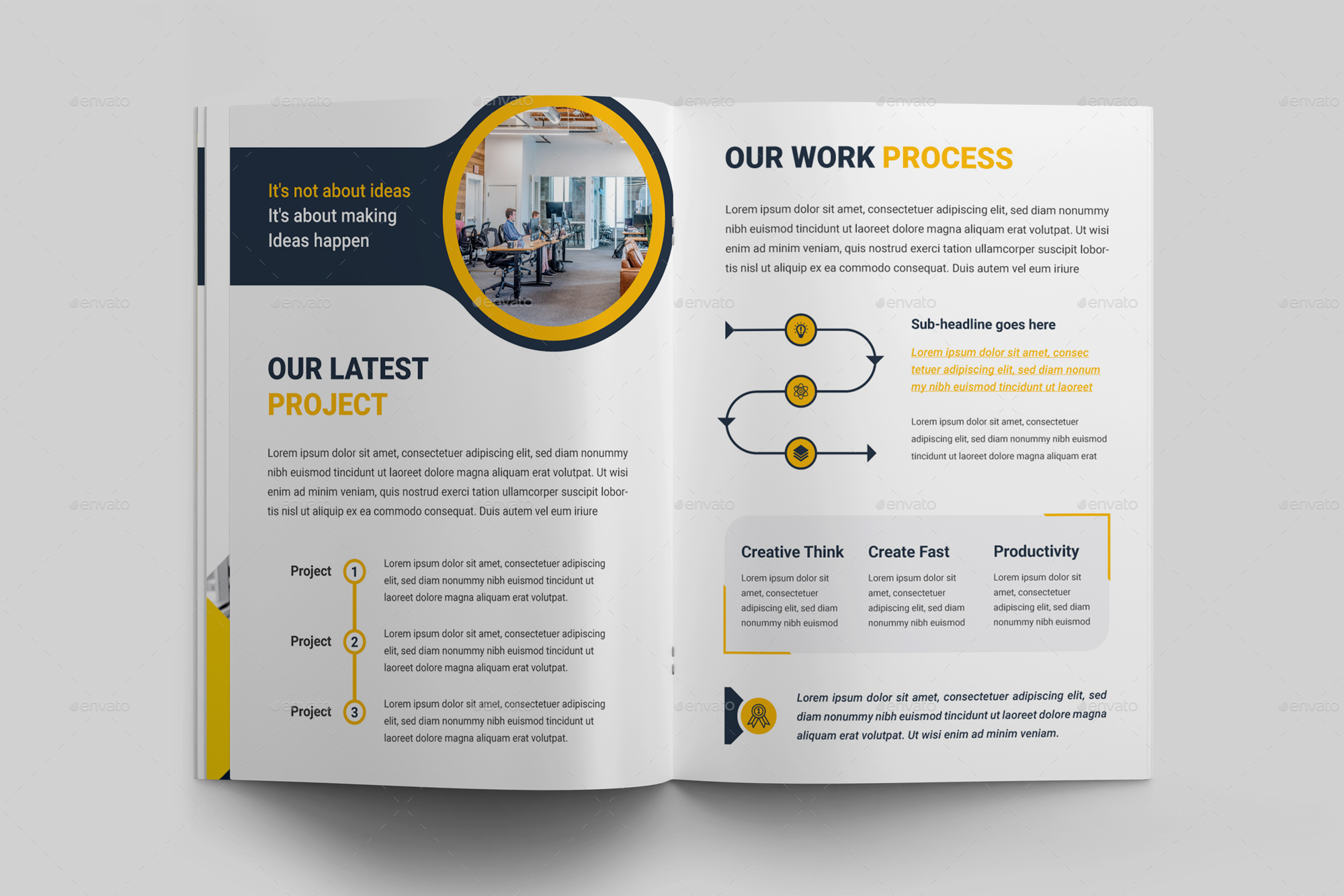 Corporate Brochure Template, Print Templates | GraphicRiver