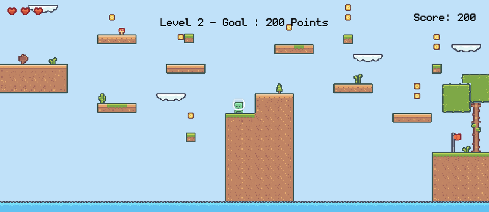 Pixel Platformer - Html 5 - Phaser 3 Platform Game Template By Shohan4556