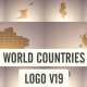 World Countries Logo &amp; Titles V19 - VideoHive Item for Sale