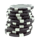 black poker chips heap isolated - PhotoDune Item for Sale