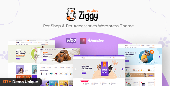 Ziggy – Pet Shop WordPress Theme