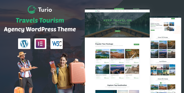 Turio – Travels Tourism Agency WordPress Theme